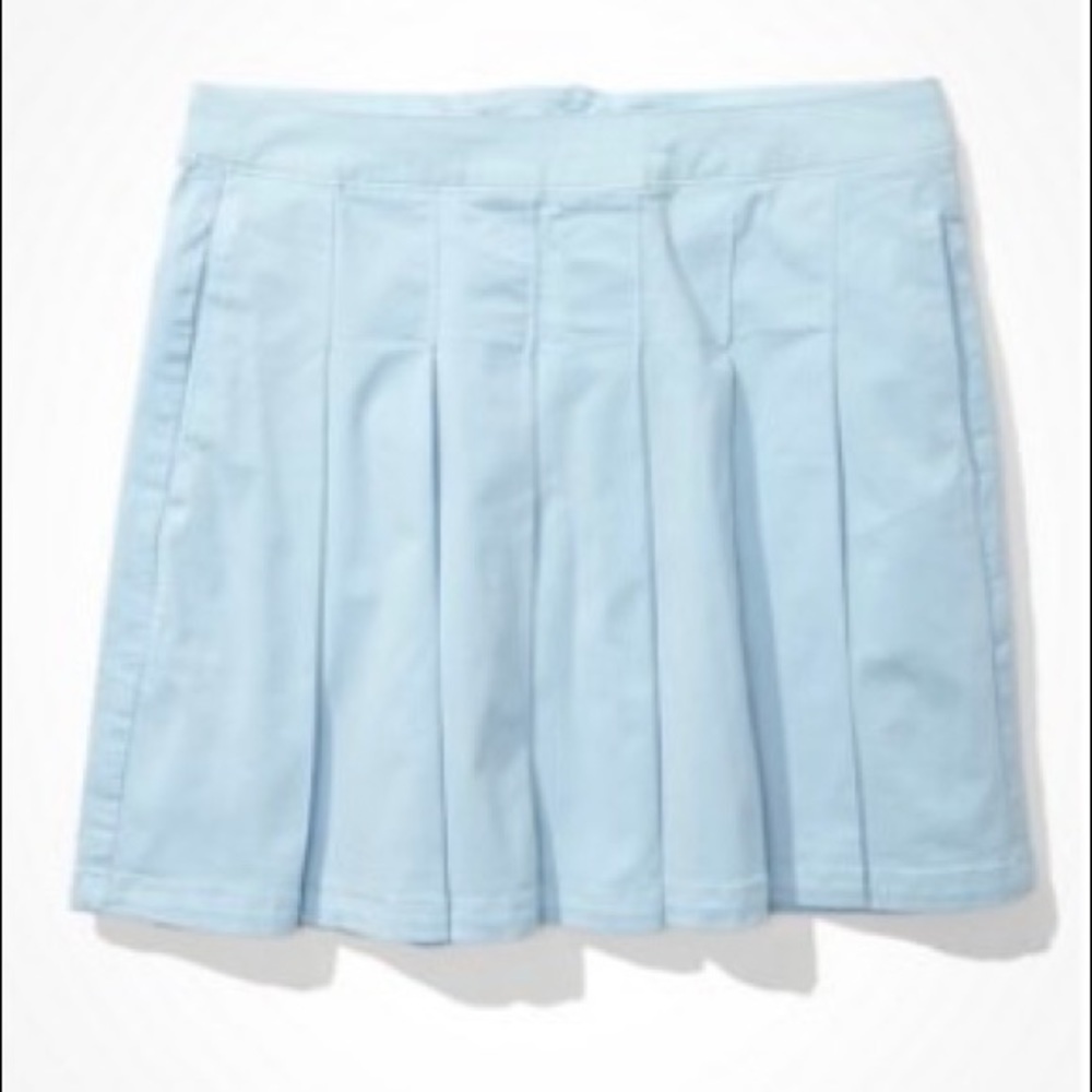 American Eagle blue pleated tennis skirt
